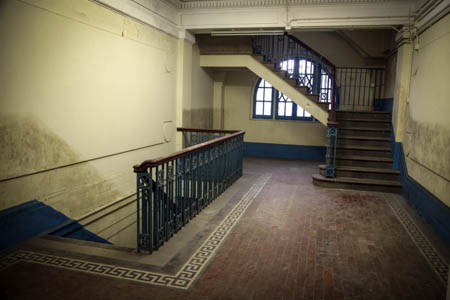 The staircase inside the Headquarters Block exude a classical aura