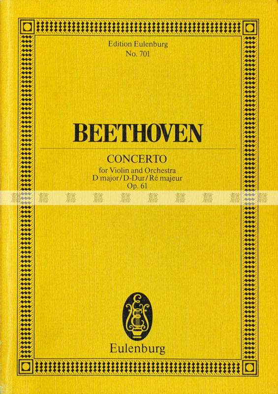 Beethoven Concerto for Violin and Orchestra D major Op.61