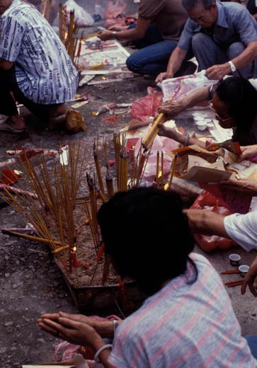 敬奉天后的祭品